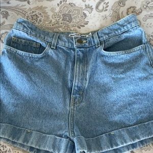 American Apparel Jean Shorts Light Wash Size 31